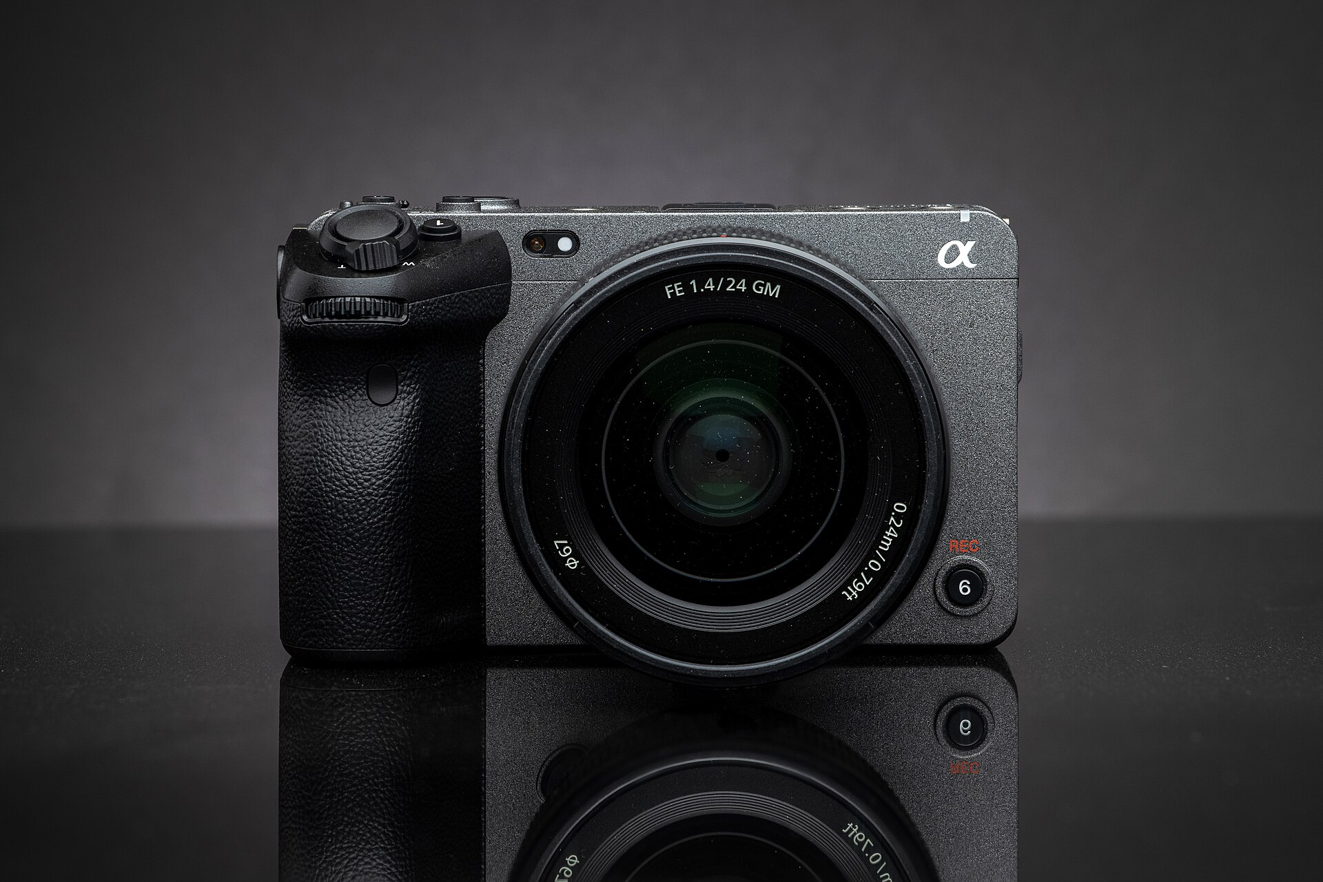 Sony FX3 camera shown with a Sony FE 24mm F1.4 GM lens