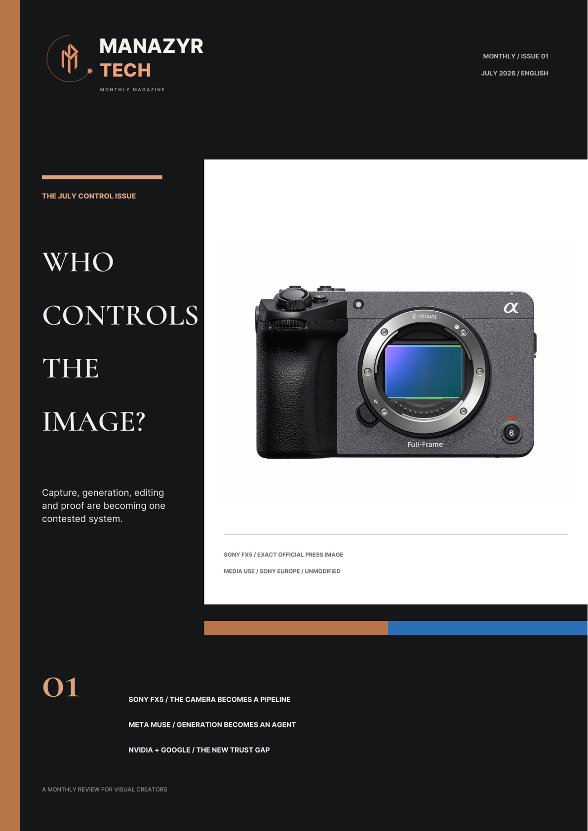 MANAZYR TECH Issue 01 cover